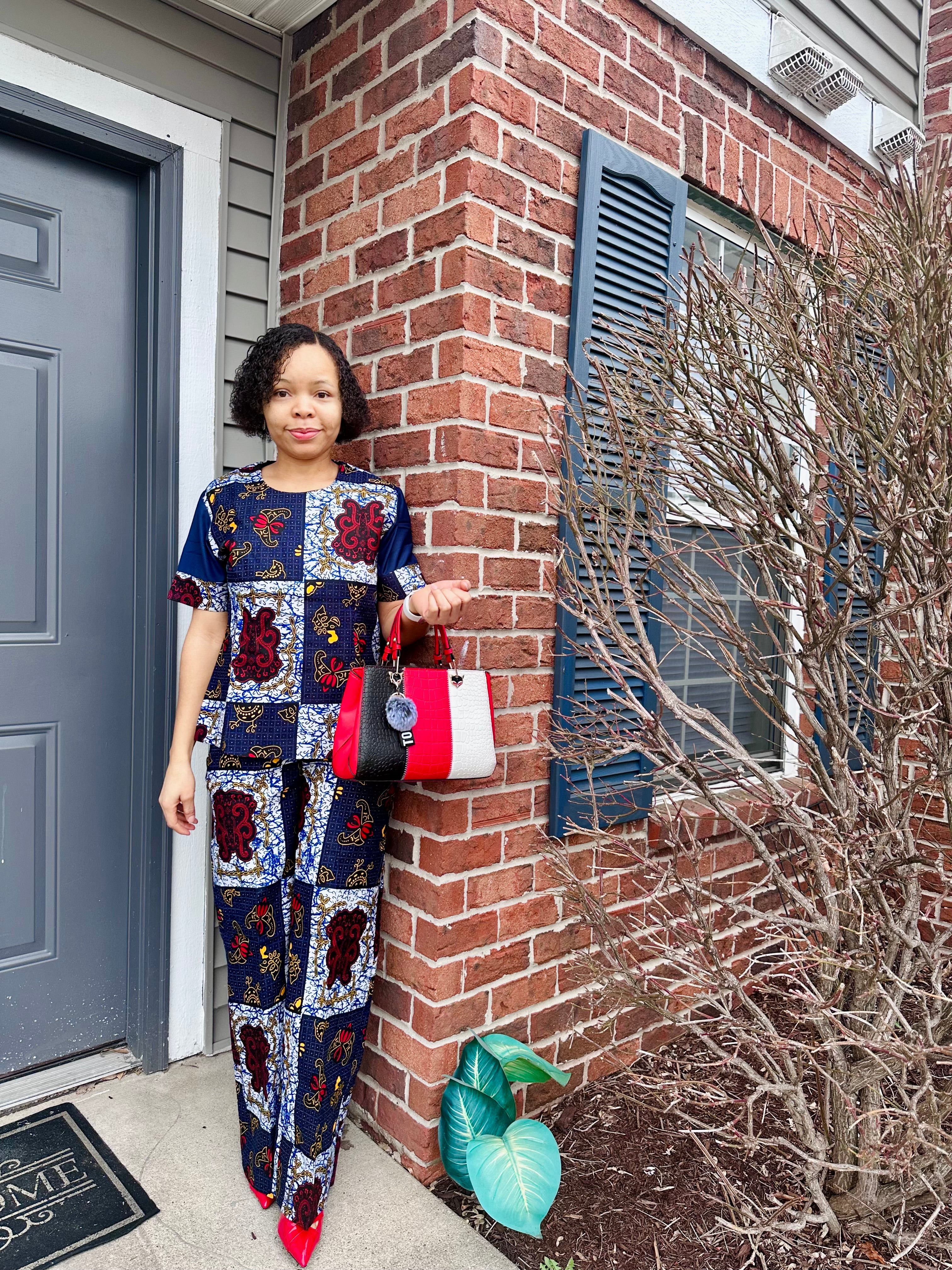 Women 2 set piece ankara outfit